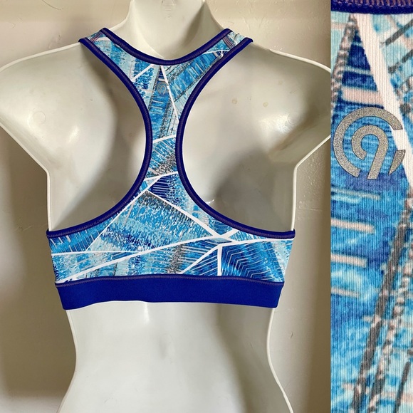 C9 by CHAMPION NWOT POWER CORE Blue Sports BRA Size Medium - Picture 5 of 9